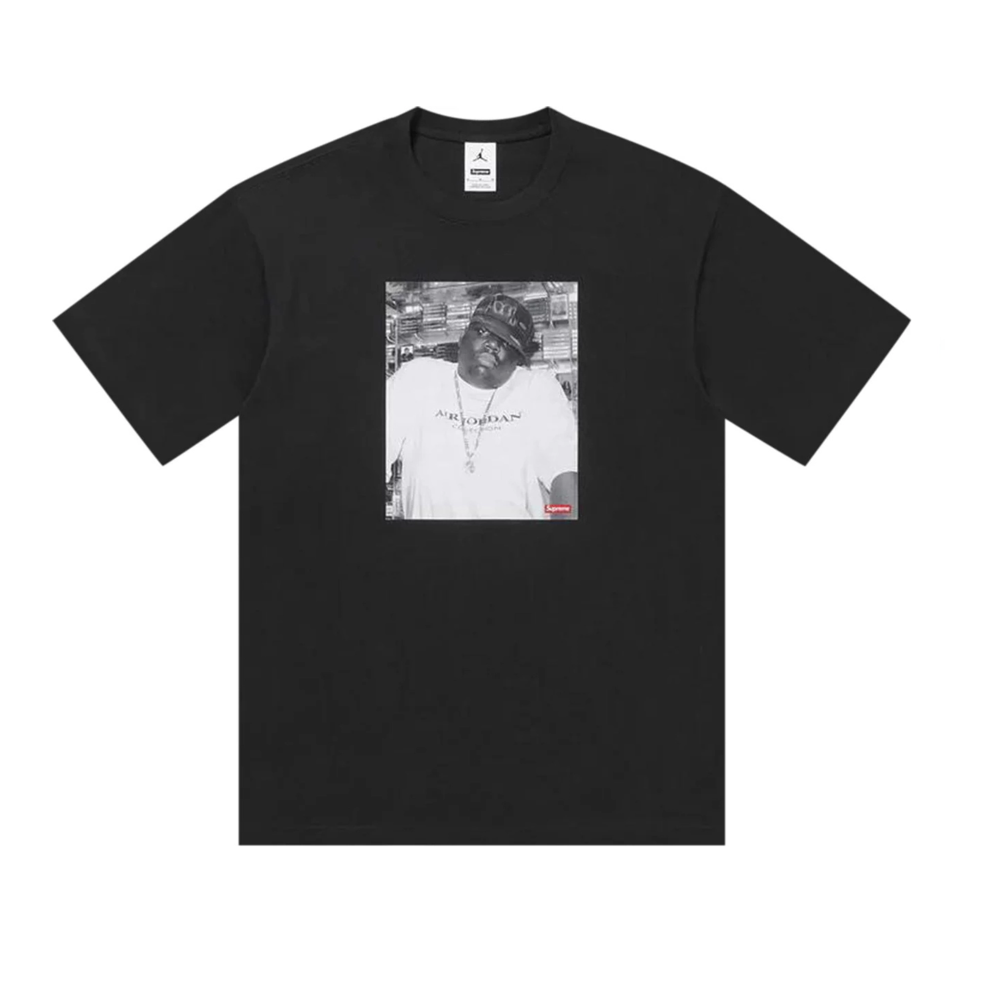 Supreme x Jordan Biggie T-shirt Black