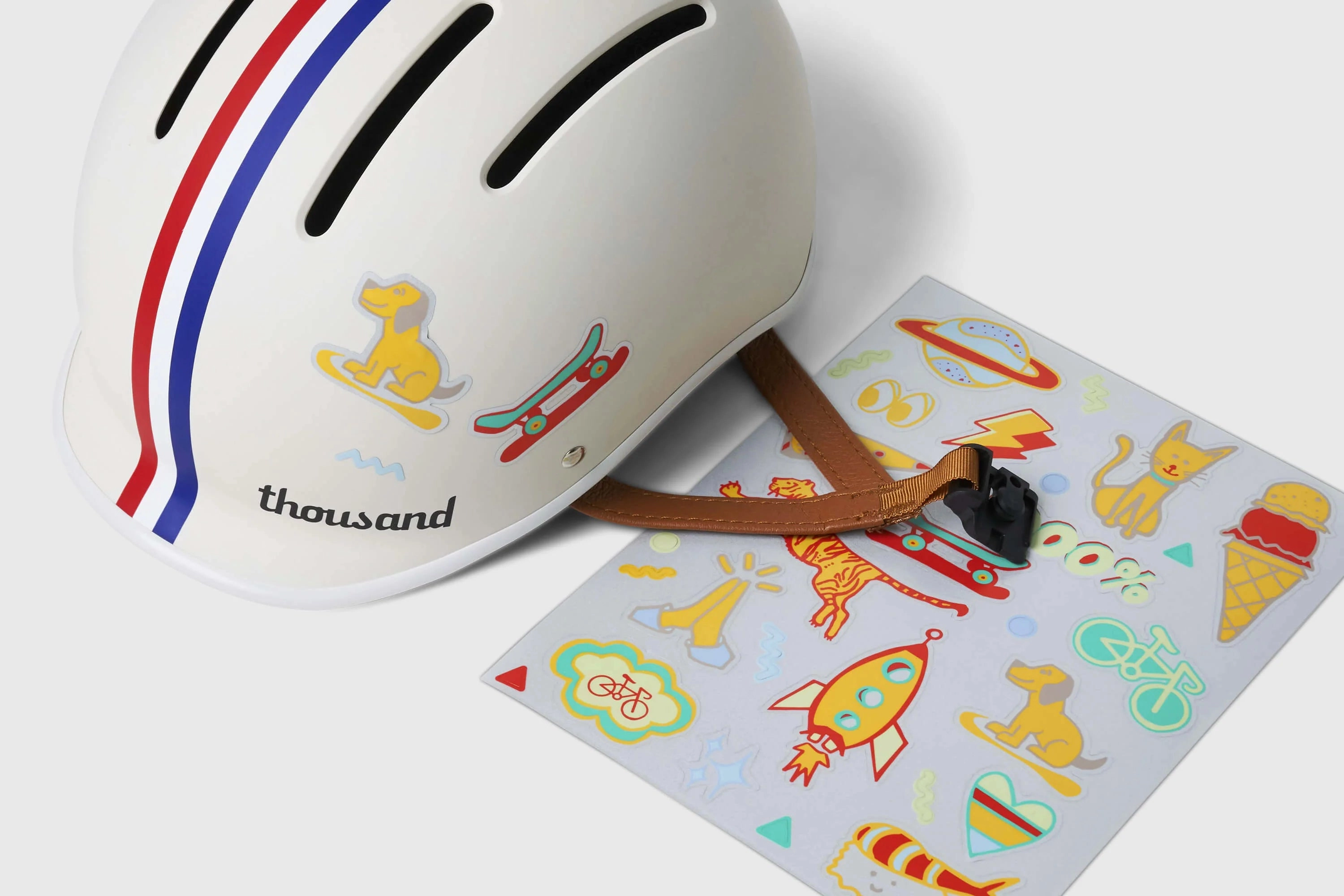 Thousand Jr Kids Bike Helmet Speedway Cream