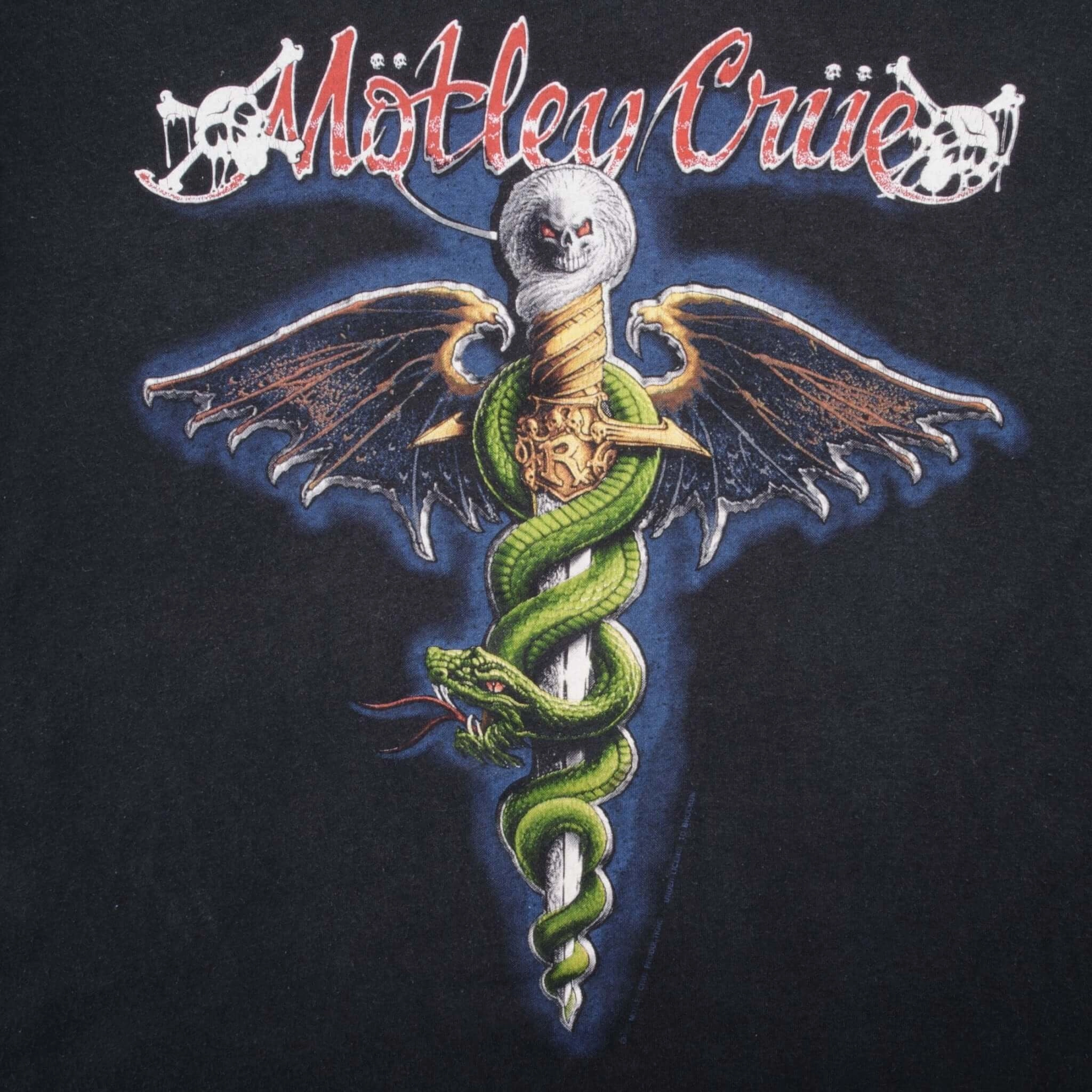 VINTAGE MOTLEY CRUE FANS ARE THE BEST TEE SHIRT 1989 SIZE XL MADE IN USA