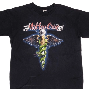 VINTAGE MOTLEY CRUE FANS ARE THE BEST TEE SHIRT 1989 SIZE XL MADE IN USA